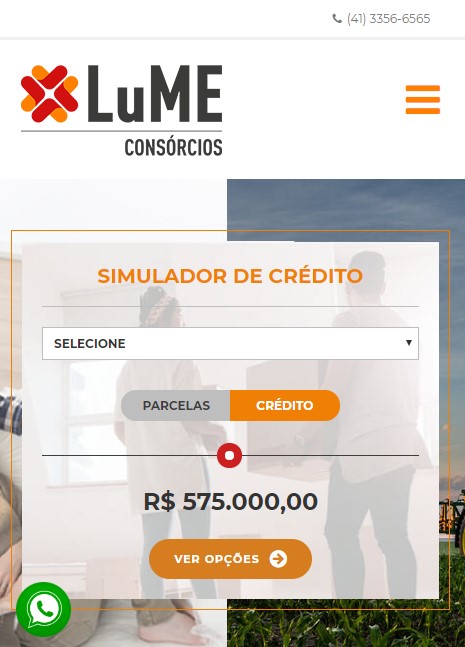 Novo site LuME Consórcios