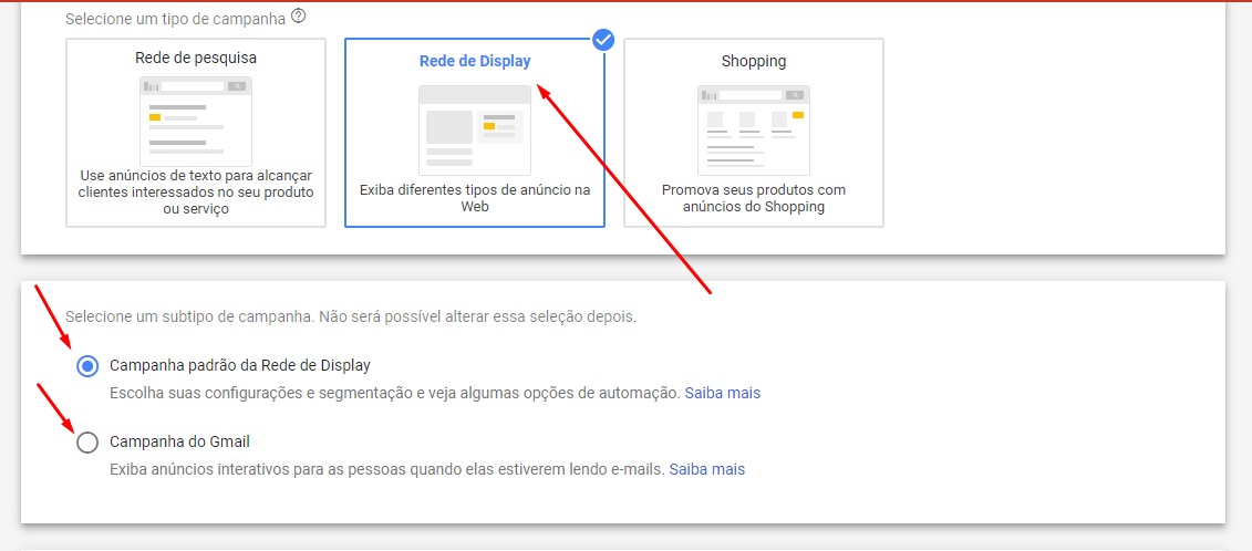 Anunciar na rede de display do Google
