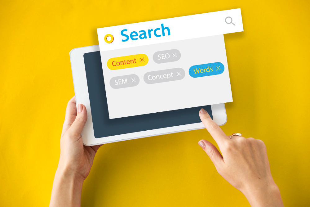 A imagem mostra um exemplo de um site bem otimizado.